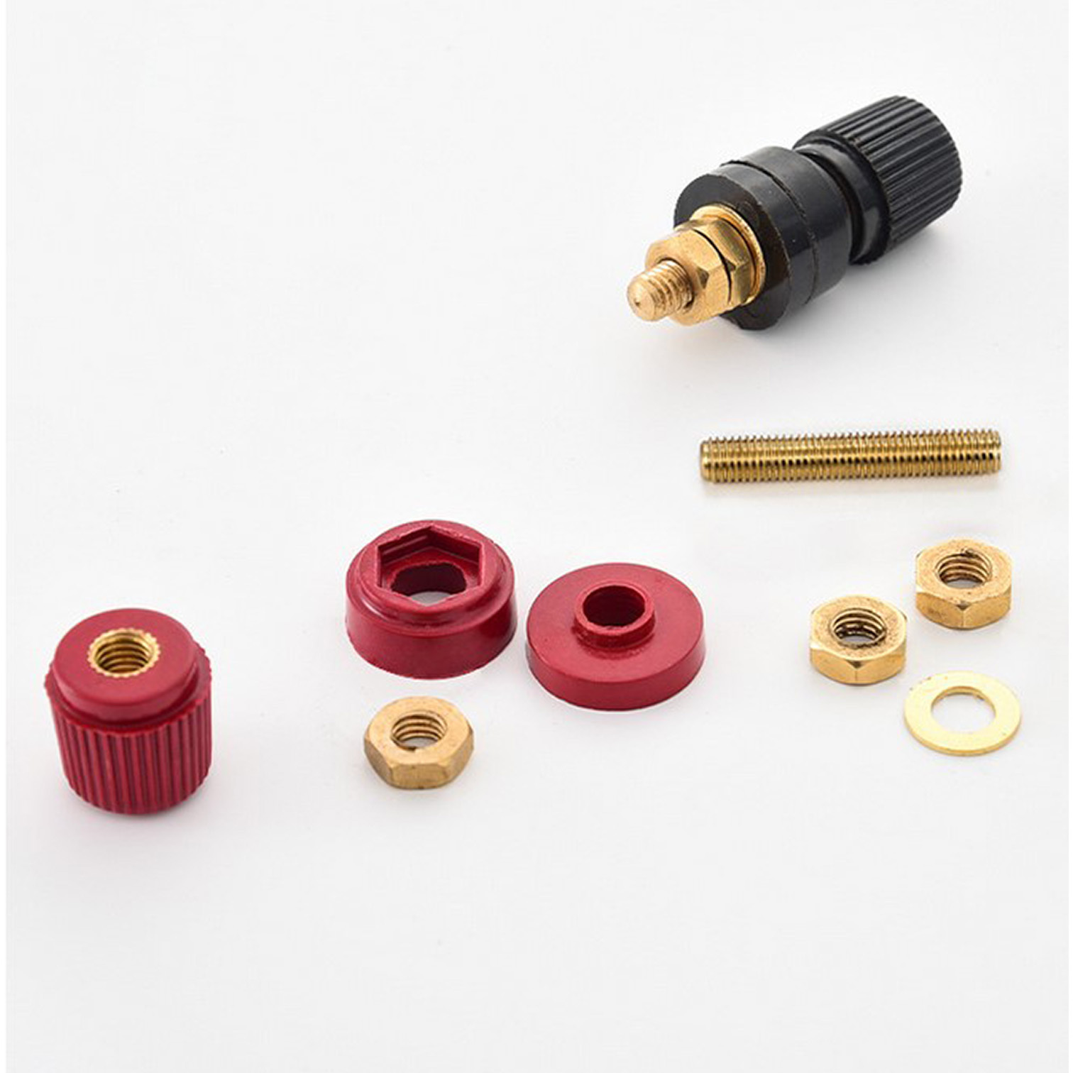 2Pcs 10mm Stud Remote Battery Power Junction Post Connector Terminal Kit – Premium