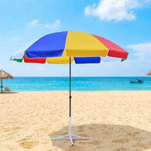 Sombrilla Resistente al Viento e Impermeable de 160 cm, con Doble Estructura Estable, Múltiples Colores Personalizados, Protección UV, Parasol para Jardín - Product Image 1