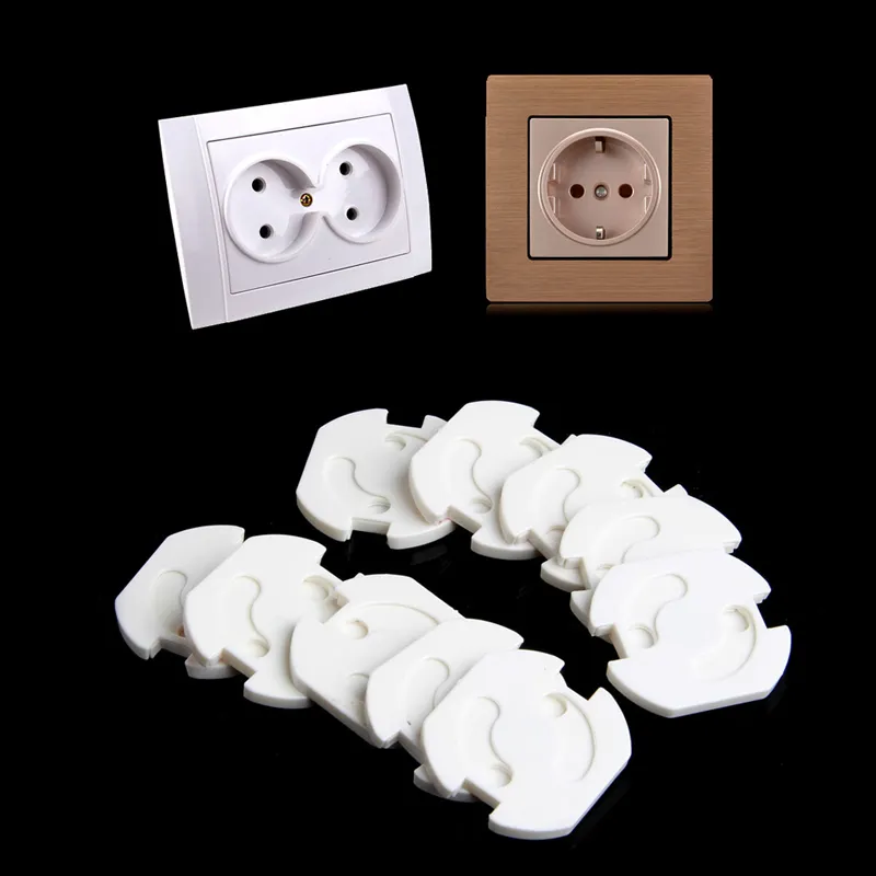 EU Plug Kids Child Protect Anti Electric Shock Baby Safety Electric Socket Covers With Strong Adhesive