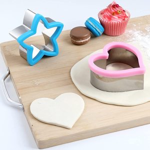4Pcs Thép Không Gỉ Bánh Sandwich Báo Chí Khuôn Thiết Lập Chim Hoa Trái Tim Sao Hình <span class=keywords><strong>Cookie</strong></span> Trái Cây Rau Máy Cắt Cho Trẻ Em Vui Vẻ - Product Image 6
