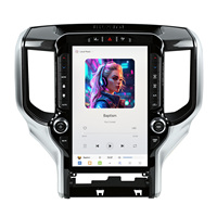 DUDUAUTO es Apto para Dodge Ram 2019-2023 de 13.1 Pulgadas, Sistema Android Modificado, Pantalla de Navegación con Bluetooth y Car-Play