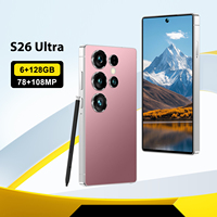 S26 Ultra Mini Dual SIM Card Android Teléfono móvil inteligente con pantalla HD de 5,0 pulgadas 6GB + 128GB Almacenamiento Deca Core CPU