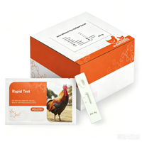 Kit de test rapide de l'antigène du virus de la grippe aviaire H5 H7 H9, bandelette de détection rapide pour le dépistage en élevage avicole