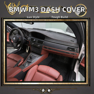 LS AUTO - Cubierta para Tablero de Instrumentos para BMW M3 E90/E92 2008-2013, Kit de Tapicería de Lujo de 2 mm de Grosor con Cojín Protector y Alfombras - Product Image 2