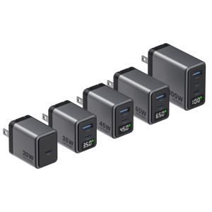 Cargador compacto PD GaN 2C1A de 100W con enchufe plegable de pantalla para teléfono portátil <span class=keywords><strong>Mini</strong></span> cargador <span class=keywords><strong>USB</strong></span> <span class=keywords><strong>C</strong></span> - Product Image 2
