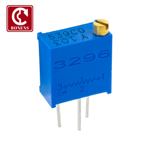 โพเทนชิโอมิเตอร์แบบมัลติเทิร์น 10R รุ่น 3296Z ตัวต้านทานปรับค่าได้ 10 โอห์ม แบบปรับด้านบน ทำจากเซอร์เมท ทริมเมอร์ ทริมพอต <span class=keywords><strong>3296</strong></span> 10R - Product Image 2