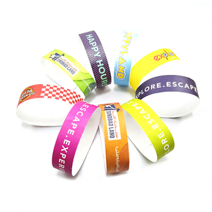 Biểu tượng tùy chỉnh thể thao bên sự kiện nhập vé Tyvek ban nhạc tổng hợp giấy Vòng đeo tay ID mã cánh tay ban nhạc cổ tay Tyvek giấy dây đeo cổ tay - Product Image 2