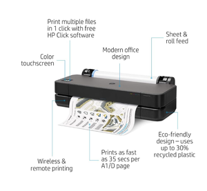 Plotter de Formato Grande HP DesignJet T230 de 24 Pulgadas - Product Image 2