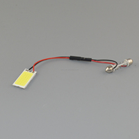 Adaptateurs de dôme festoon T10 C5W à puce COB 21 LED blanches 21SMD, éclairage de toit et lampe de lecture LED 12V pour voitures, remplacement LED 12V