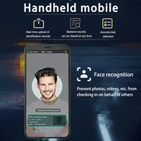 Dispositivo de Control de Asistencia con Reconocimiento Facial para Android, con WiFi 4G, Software de Control de Asistencia, Terminal Biométrico Portátil