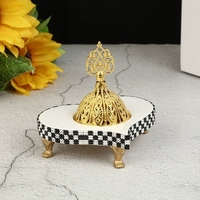 Kompor aromaterapi romantis untuk dekorasi kamar tidur kerajinan Resin tema cinta