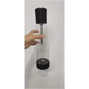 Yeni tasarım ticari taşınabilir köpüklü Soda su makinesi ev anında Soda makinesi buz su ile