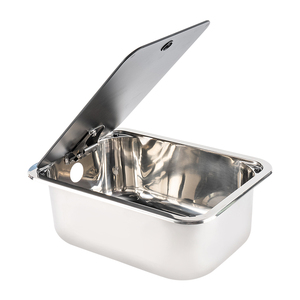 JDA <span class=keywords><strong>Petit</strong></span> SS304 Cuisine Lavage À La Main Bassin RV Évier pour RV'S Motorhome Camper Van Camper Remorque - Product Image 1