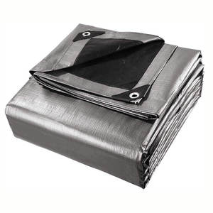 <b>Heavy</b> <b>Duty</b> <b>Waterproof</b> Blue <b>Tarpaulin</b> with Grommets-Multipurpose Protective PE Material Cutting Service Included - Product Image 3