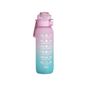 Vaso de Agua con Degradado de Color Universal, Diseño Simple, Gran Capacidad, Antiderrames, Popular entre Celebridades de Internet y Maestros, Ideal para Actividades al Aire Libre - Product Image 4