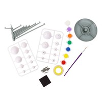Nouveau bricolage système solaire planète modèle astronomie planète modèle tige jouet peinture ensemble enfants Science Puzzle jouet