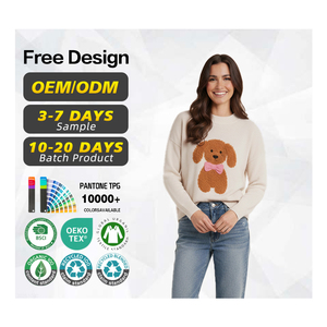 เสื้อสเวตเตอร์ถักแบบสวมหัวผ้าโพลีเอสเตอร์สแปนเด็กซ์สำหรับฤดูใบไม้ร่วง - Product Image 1