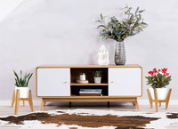 Support de plantes réglable en bambou pour intérieur, étagère de présentation pour pots de fleurs, design moderne et contemporain