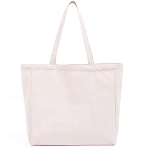 Customized Logo Premium Quality Organic Cotton Tote Bag Casual Handbag in White for Pink Green Silk Screen <strong>Canvas</strong> <strong>Shopper</strong> - Product Image 4