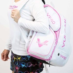 Muestra gratuita: Elegante bolsa de pádel de gran capacidad, bandolera deportiva para gimnasio, bolsa acolchada tipo puffer para raquetas de tenis y pádel. - Product Image 6