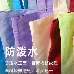 Sacs de courses en toile personnalisés Tuen, légers, simples, élégants, avec logo imprimable, emballage général - Product Image 5