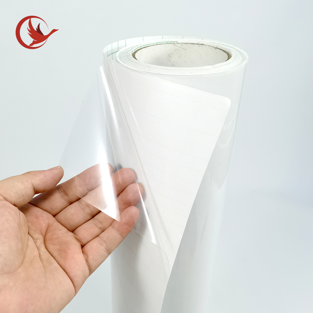 Self-Adhesive Soft Glossy Water-Based Transparent Cold Laminating Film PVC Material for Craft Use