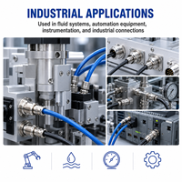 Custom Precision CNC Turned Metal Threaded Connector for Industrial Equipment Pneumatic Hydraulic and Mechanical Assembly