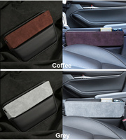 En gros De Luxe Alcantara Daim Boîte De Rangement De Voiture Multi-fonctionnel Siège Gap Fente Organisateur Titulaire Cas 8052 #