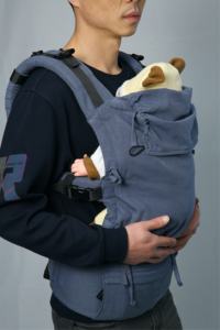 Sang trọng con tàu sân bay 100% cotton hữu cơ con tàu sân bay túi để thực hiện phía trước và trở lại Ergonomic con tàu sân bay - Product Image 5