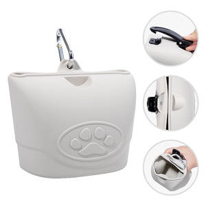 Silicone Pet <span class=keywords><strong>Dog</strong></span> Training Walking Food Storage Bag Pet <span class=keywords><strong>Dog</strong></span> Travel Treat Pouch Sacs de taille avec mousqueton - Product Image 5