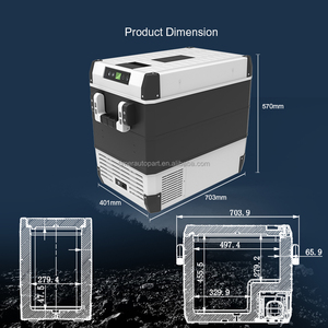 Réfrigérateur portable pour SUV 55L, glacière à refroidissement rapide pour camping et extérieur, <span class=keywords><strong>12V</strong></span> 24V 110V UE, congélateur à <span class=keywords><strong>compression</strong></span> - Product Image 6