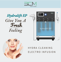 Équipement de beauté professionnel BCM Hydralift EP 2 1 Machine propre pour le visage Électroporation profonde Microcurrent Lift Poudre de soins de la peau