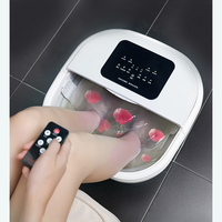 NINGDECRIUS Vente à Chaud Seau de Trempage Électrique Portable Pliable Bassin Bol Pliable Pédicure Masseur de Pieds Spa Bain