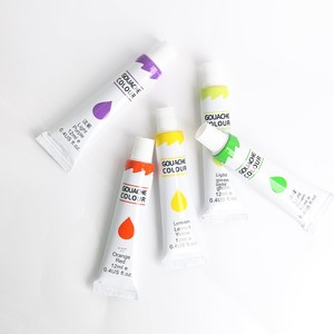 Pigment <span class=keywords><strong>Gouache</strong></span> 12 ml en <span class=keywords><strong>tube</strong></span> aluminium-plastique, qualité artistique pour enfants, haute transparence des couleurs, à base d'eau, 36 couleurs disponibles en gros - Product Image 2