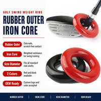 Ensemble d'anneaux de poids pour clubs de golf - Aide à l'entraînement lestée pour Driver, Iron et Putter |   Accessoire d'entraînement pour la vitesse et la puissance