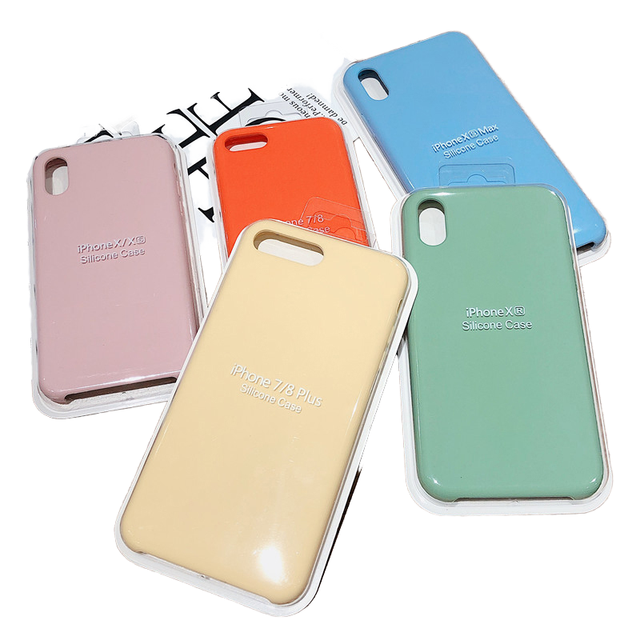 For Liquid Silicone Case with Customized Logo Waterproof & Shockproof for 14/13/12/SE/XR/XS