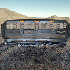 Parrilla Delantera con Luces para <span class=keywords><strong>Ford</strong></span> F150 F250 F350 Raptor <span class=keywords><strong>Shelby</strong></span> Todos los Años, Piezas de Carrocería para <span class=keywords><strong>Ford</strong></span>-F150-Grill - Product Image 1