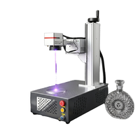 Machine de marquage laser UV de bureau 5W 10W, graveur laser UV portable pour gravure de logo, date, code de lot, gravure sur bouteille en plastique