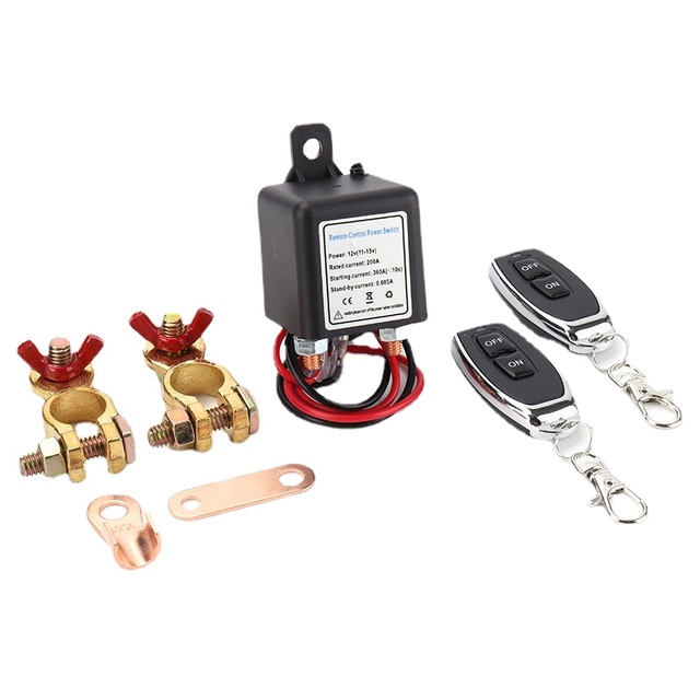 CLIPOL   Battery Switch Relay Wireless Remote Control Disconnect Cut  Isolator  Switches 12V 24V 200A