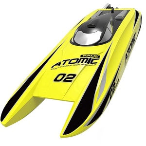 792-4 <span class=keywords><strong>Barco</strong></span> de <span class=keywords><strong>Control</strong></span> <span class=keywords><strong>remoto</strong></span> de carreras de Lago de alta velocidad Super RC <span class=keywords><strong>barco</strong></span> juguetes 2,4 GHz atómico 40mph plástico eléctrico intermedio 4 canales - Product Image 4