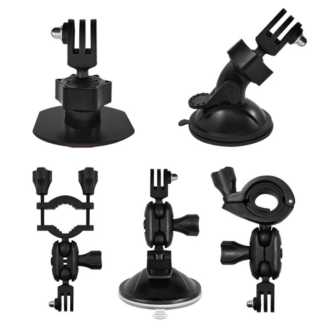 Szsmilin Factory Universal Rear Mirror Car Bracket Clear Windshield Suction Cup Mounts for Go Pro Action Camera
