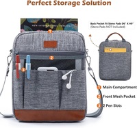 Étui de protection pour Bible en polyester classique, personnalisé en usine, avec fermeture éclair, résistant à l'eau, design portable, porte-stylos, bandoulière