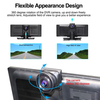 10.26 pouces 4K WIFI ADAS GPS Carplay & Android Auto 3840*2160P Dash Cam voiture tableau de bord enregistrement vidéo boucle enregistrement téléphone APP
