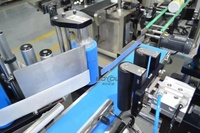 Machine automatique d'étiquetage de bouteilles rondes avec codeur, imprimante de Date, prix