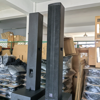 Système audio portable stéréo professionnel Mellisong YZ212, double caisson de basses de 12 pouces, colonne active en plastique, haut-parleur 1.1 Stage