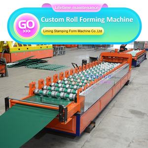 Liming hochwertige Blechwand-Glasierte Fliesenherstellungsmaschine Dachplatte gebrauchte Rolleformer - Product Image 3