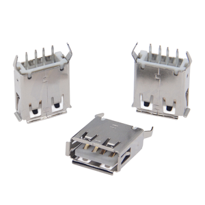 Prise femelle Mini USB 5 broches, options de broches droites/à angle droit, verticale 180° °   Connecteur de type T à montage traversant - Product Image 5