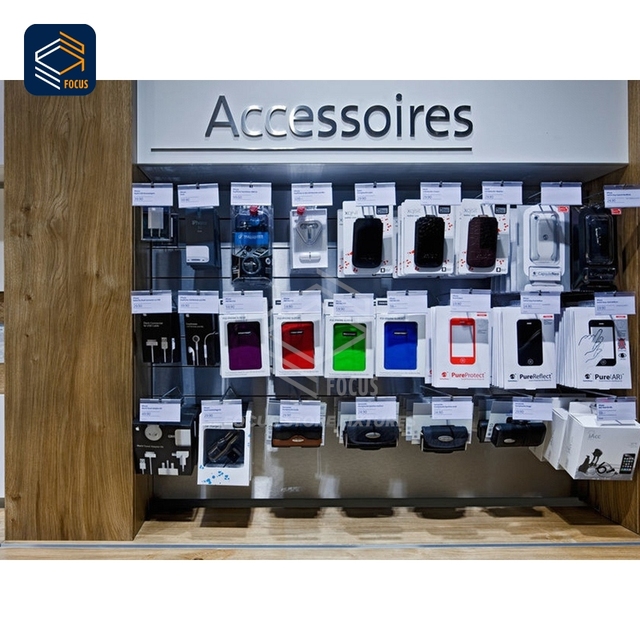 Factory Smartphone Display Cabinet High Grade Surface Glass Shelf Smartphone Display Fixture Layout