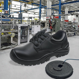 Рабочие защитные ботинки ACE унисекс для строительства и промышленности, летние/весенние/зимние, средней высоты, с металлическим носком, сертифицированные CE, из натуральной кожи - Product Image 3