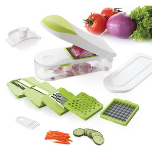 स्मी मॉम वेजिटेबल चॉपर स्पाइरल वेजिटेबल स्लाइसर प्याज चॉपर कंटेनर के साथ मैनुअल फूड चॉपर स्लाइसर डाइसर - Product Image 6